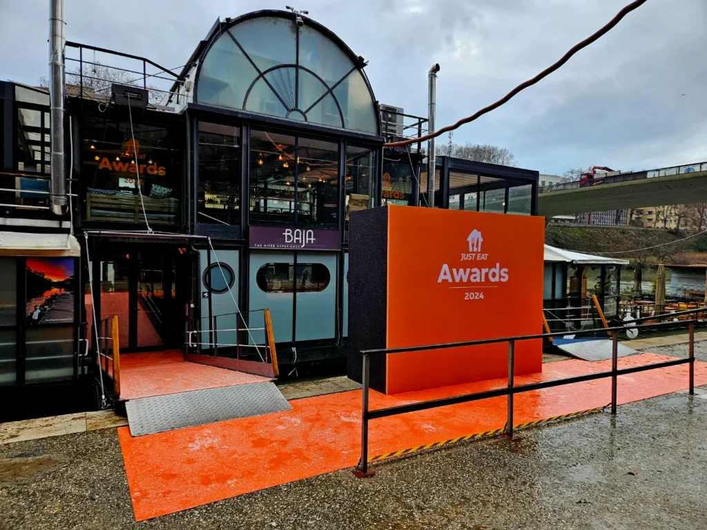 justeat awards entrance